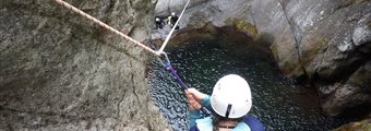 Rope canyoning - Tapoul Canyon Cévennes National Park - B&aba Sport Millau