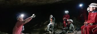 Caving in underground river, Tantayrou cave - Séverac d'Aveyron by B&Aba, sport and nature activities in Aveyron